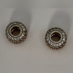 Pandora gold pave spacer charm